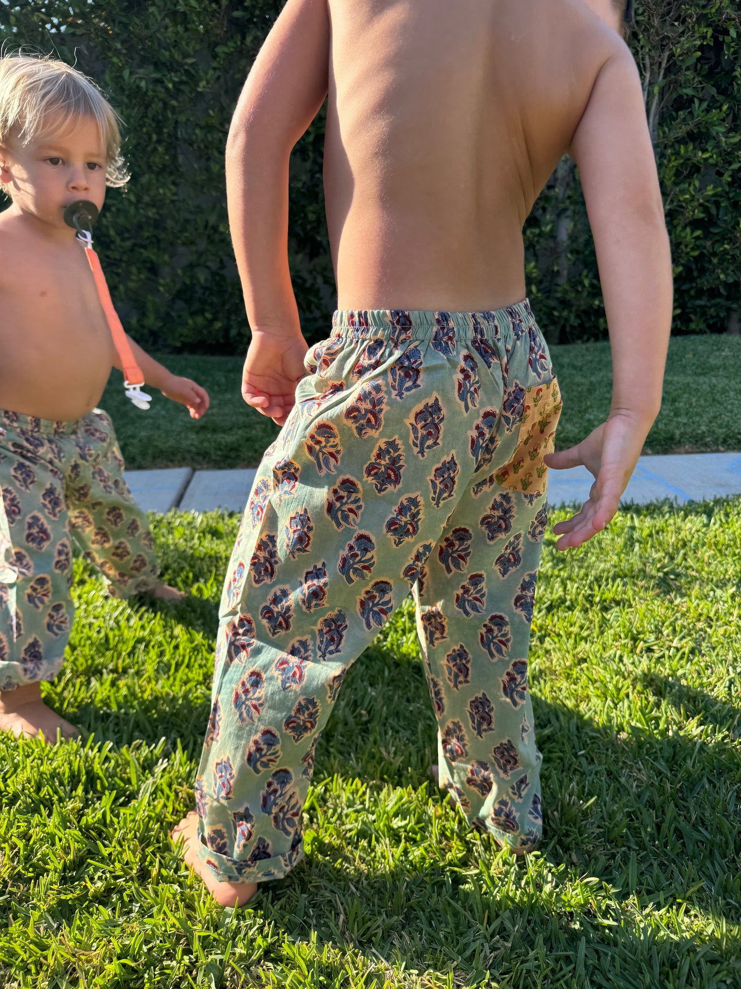 Le Weekend Pant in Sea Moss