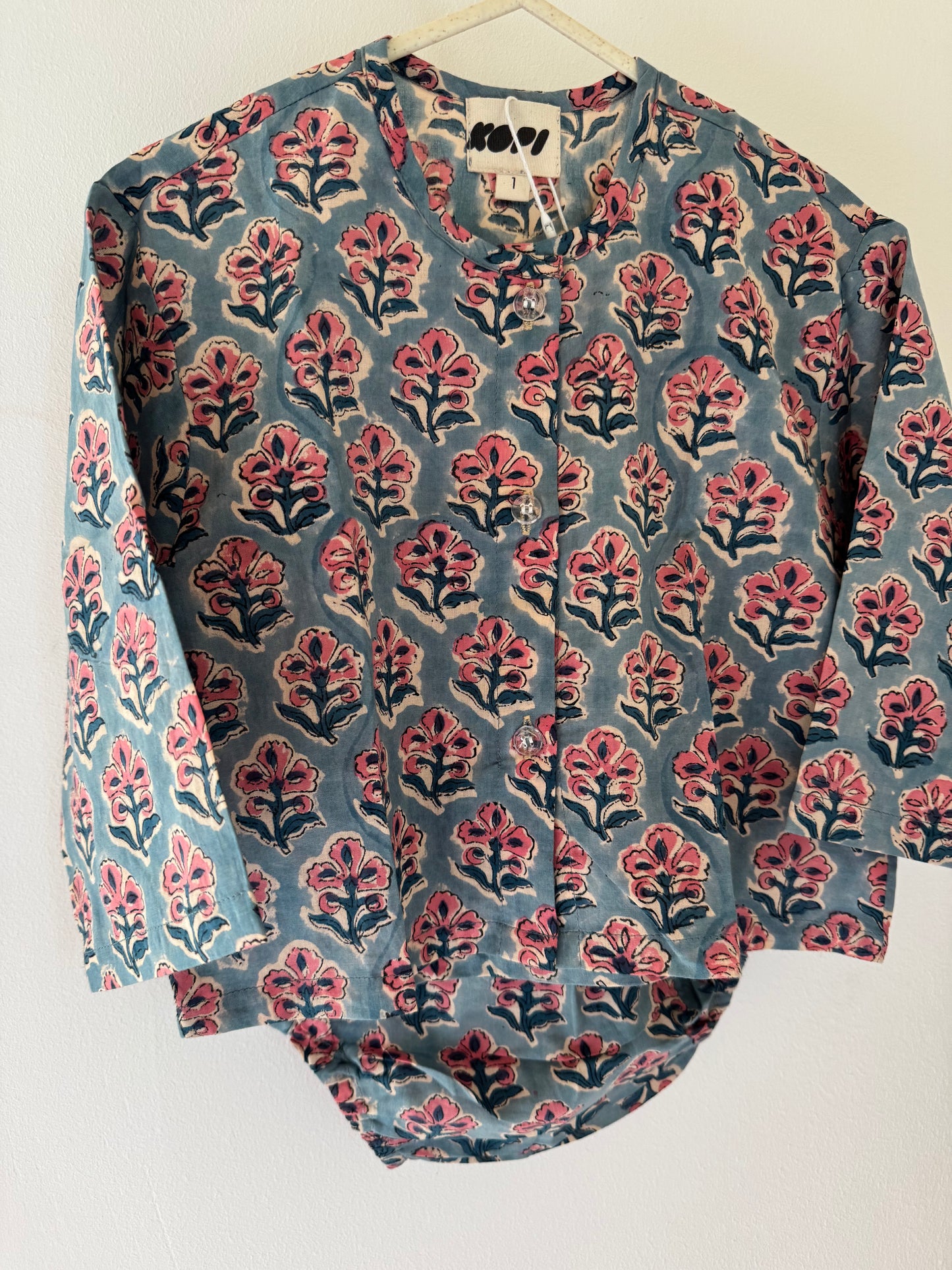 The Cabana Set in Blue Rosa