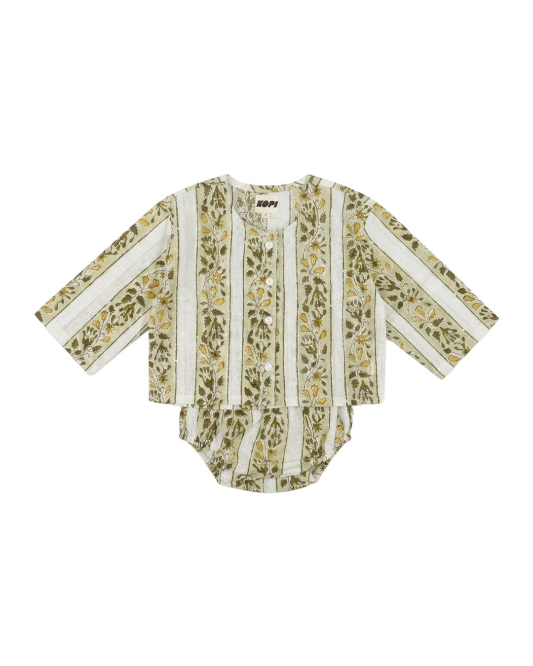Cabana Set in Green Fiori