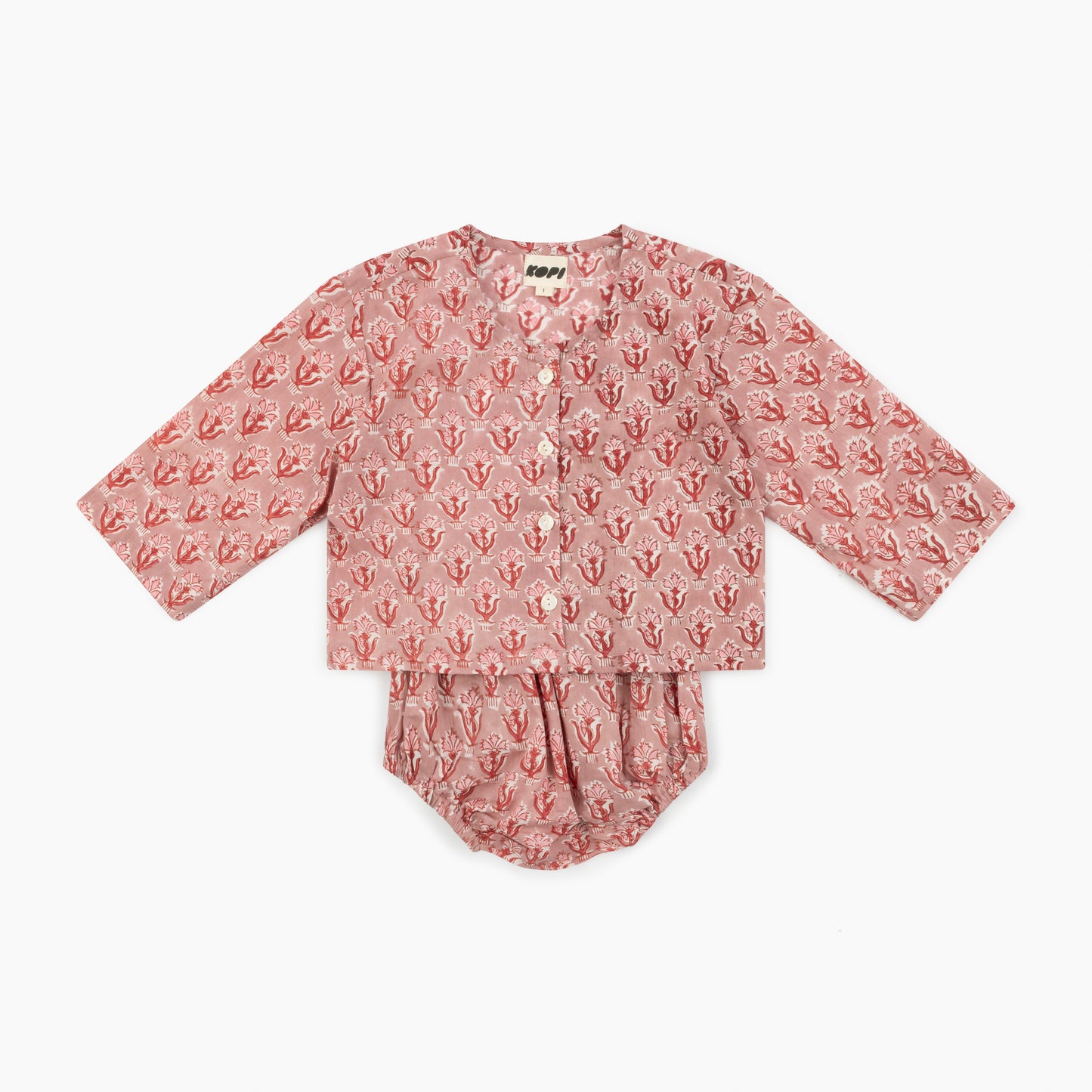 Cabana Set in Pink Shell