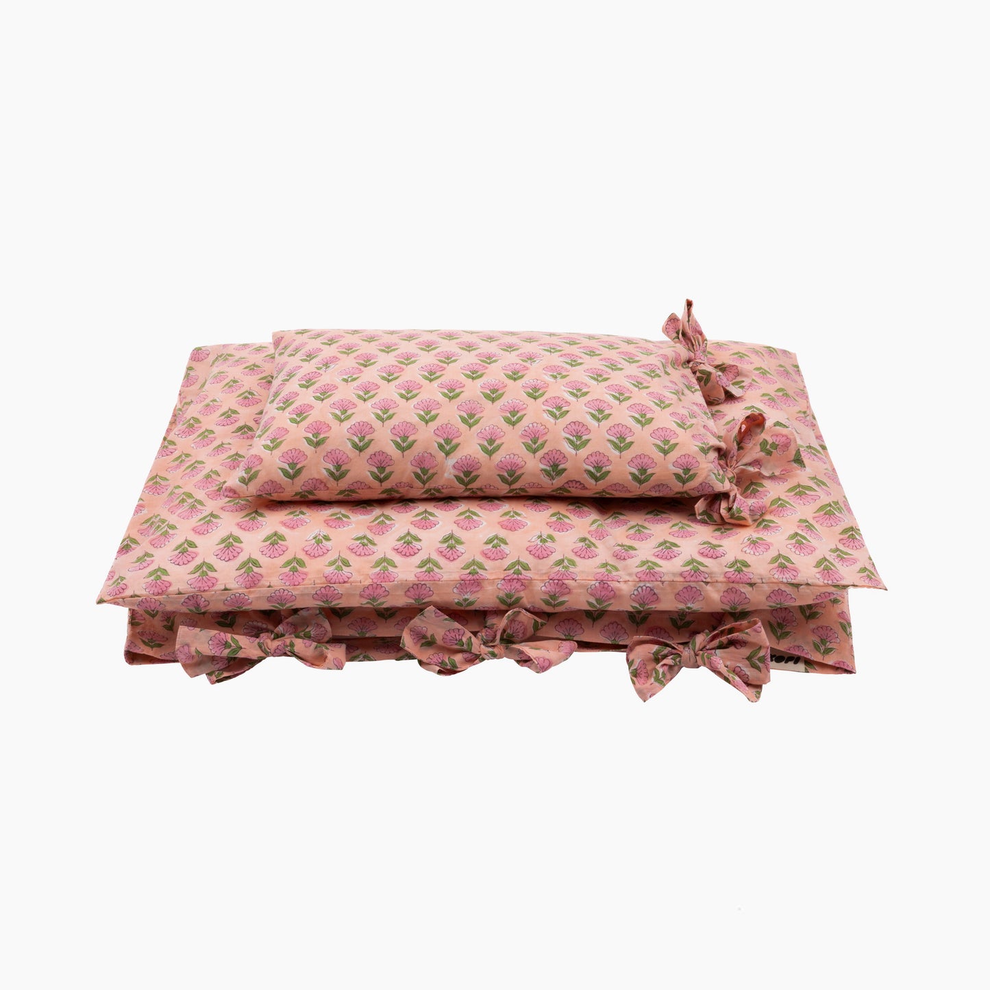 Pink Garden Duvet Cover