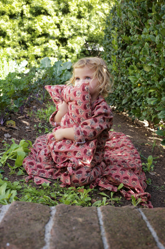 Le Pillow Cover in Petal Pink