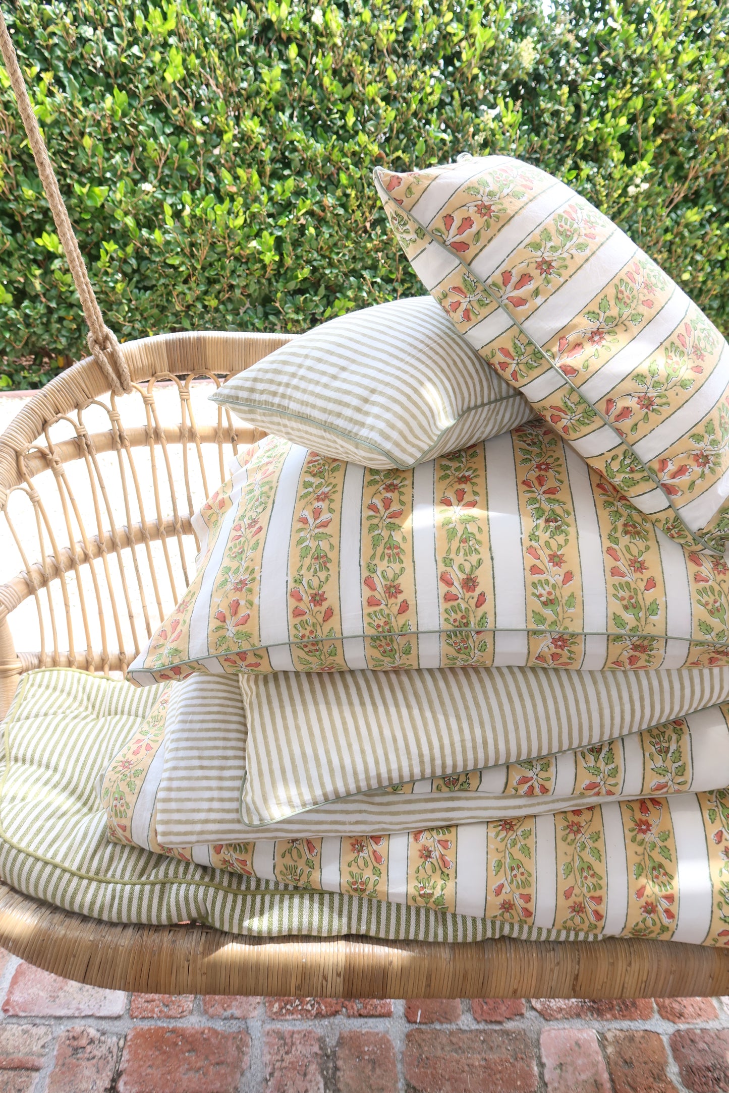 Reversible Duvet In Fiore di Mare