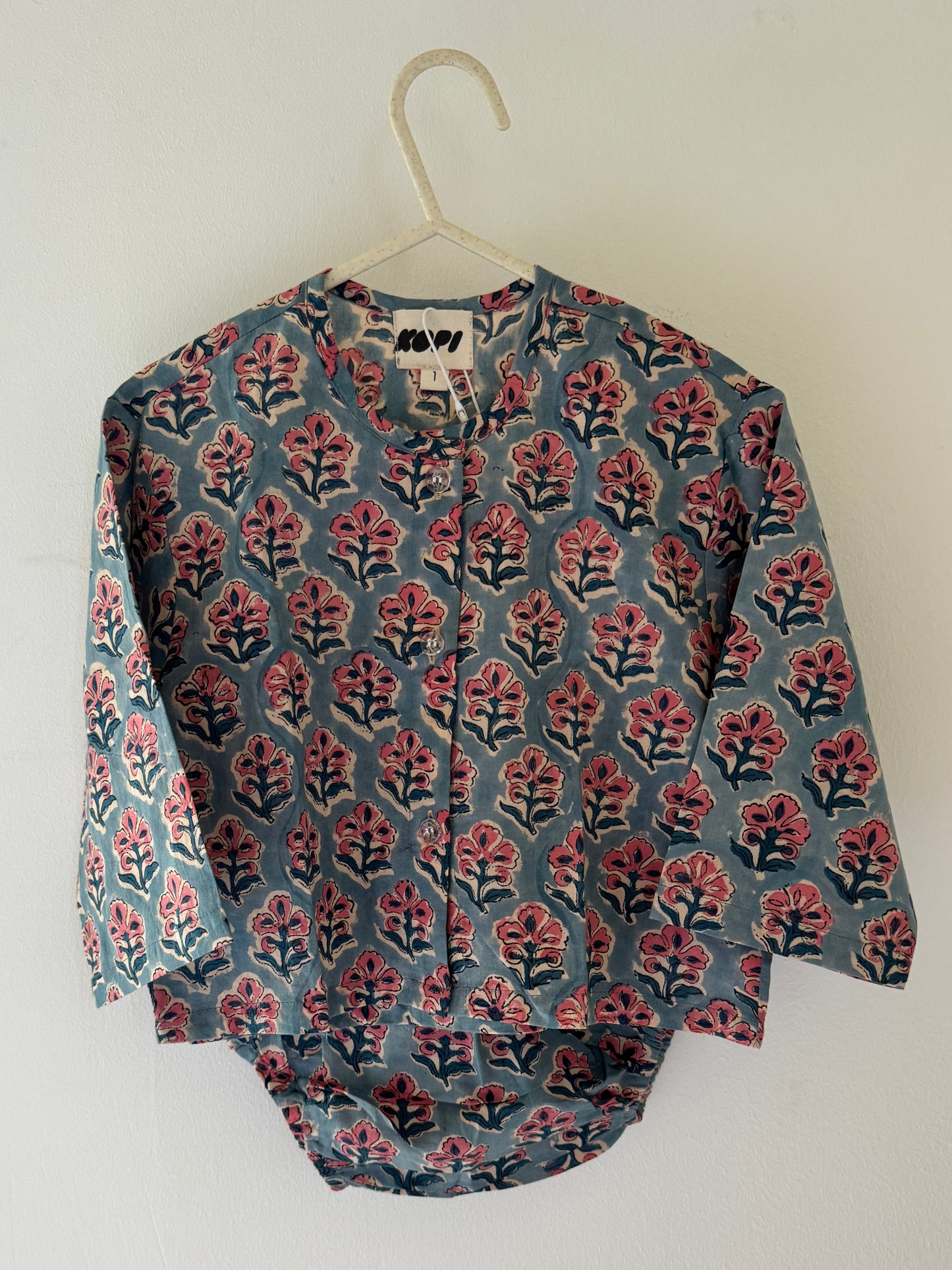 The Cabana Set in Blue Rosa