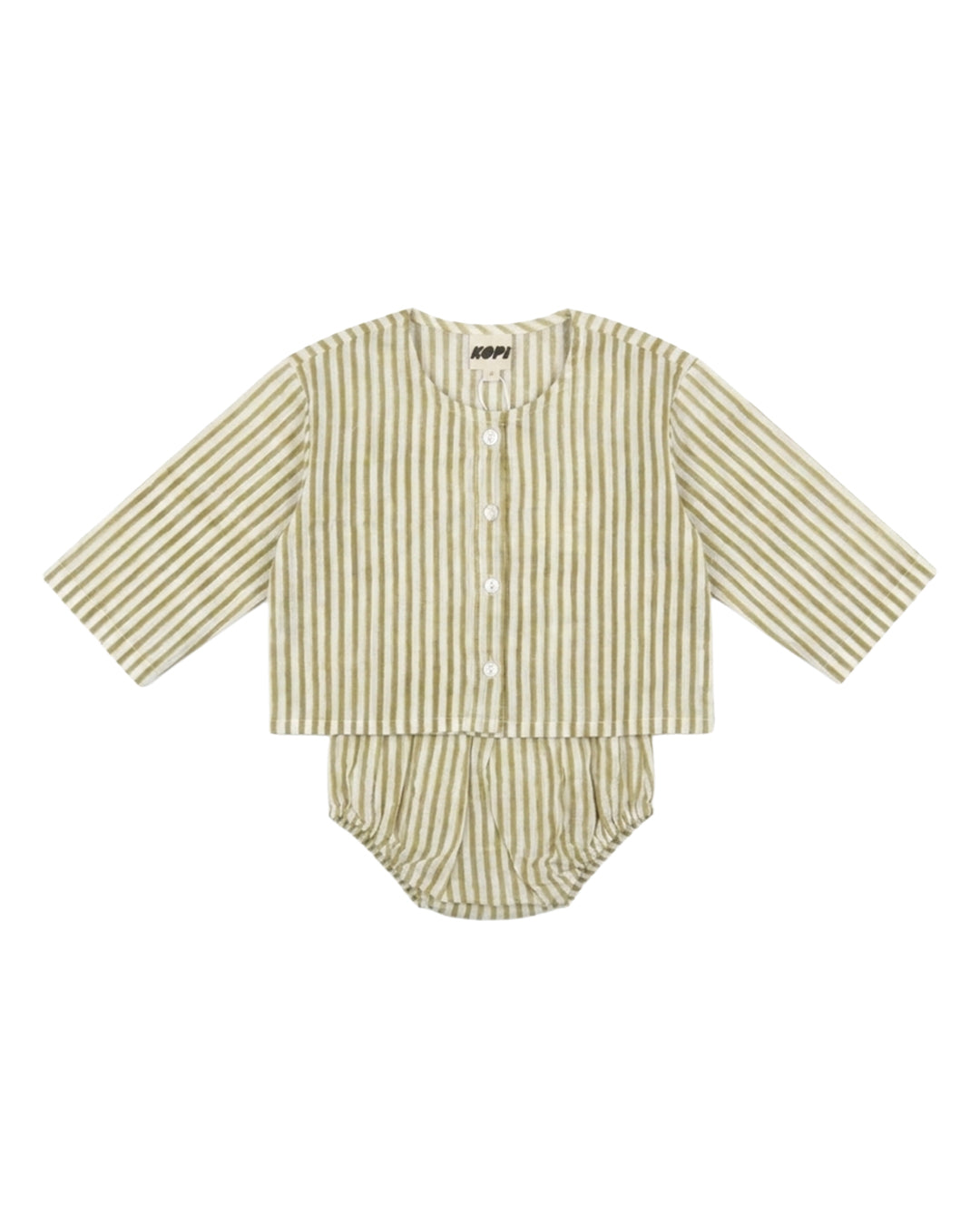 Cabana Set in Linen Stripe