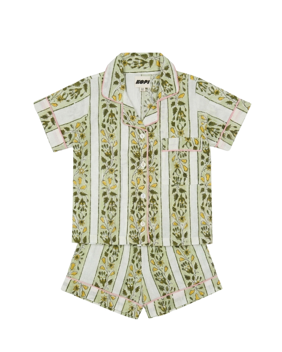 The Summer Sunday Set in Green Fiori