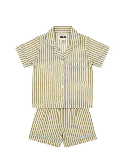 The Summer Sunday Set in Linen Stripe
