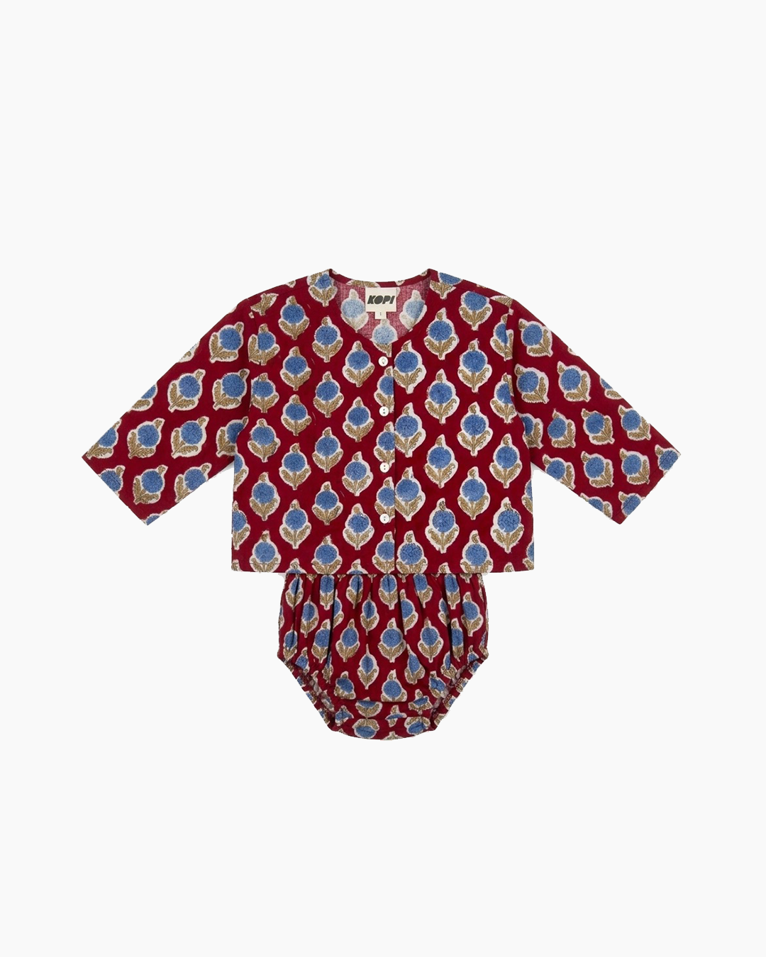 Cabana Set in Blue Pom