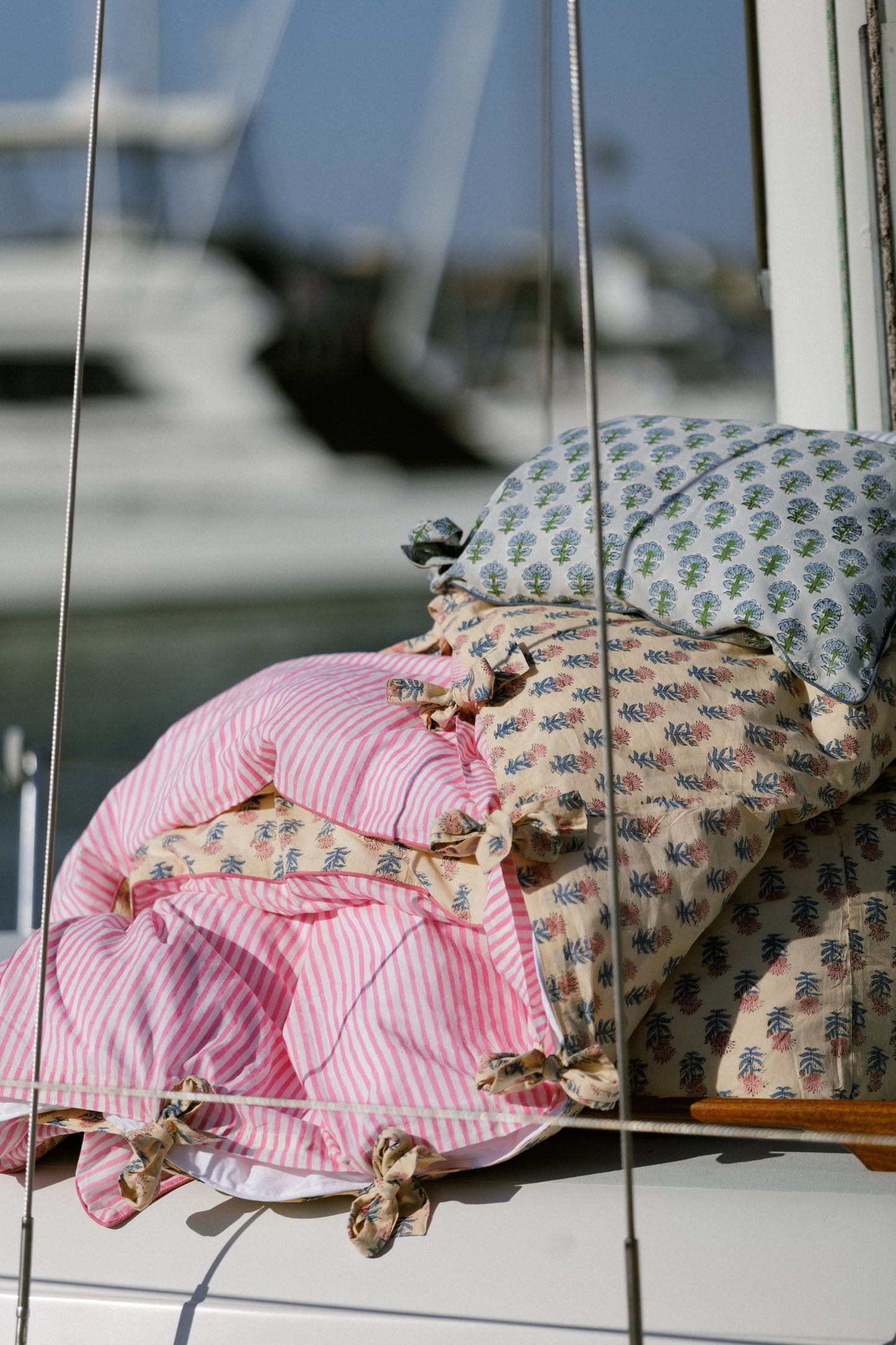 Reversible Duvet In Pink Sand