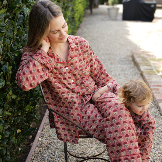 Adult Sunday Set in Petal Pink