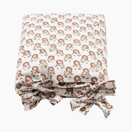 Holiday Fleur Duvet Cover