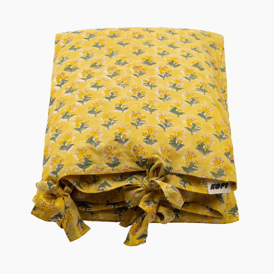 Yellow Garden Duvet Cover