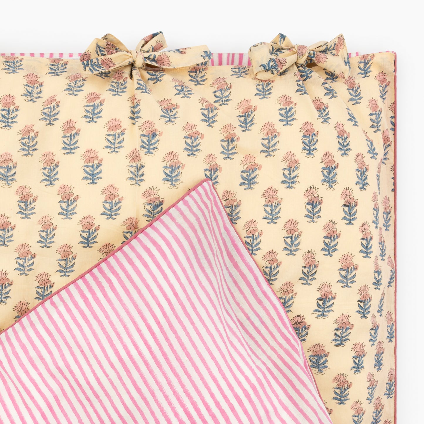 Reversible Duvet In Pink Sand