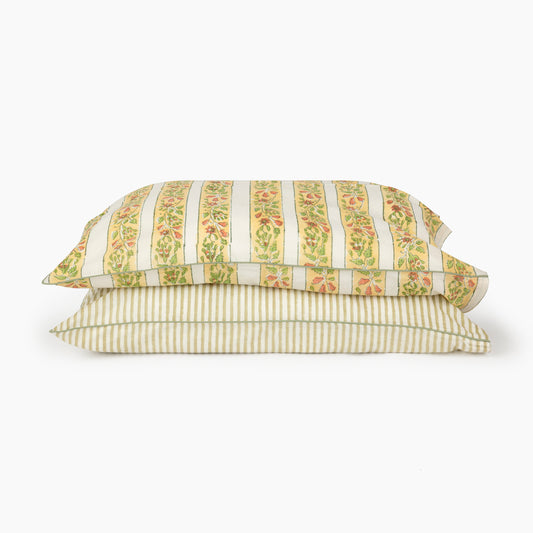 Twin Pillow Set in Fiore di Mare