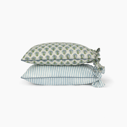 Toddler Pillow Set in Pacific Mist