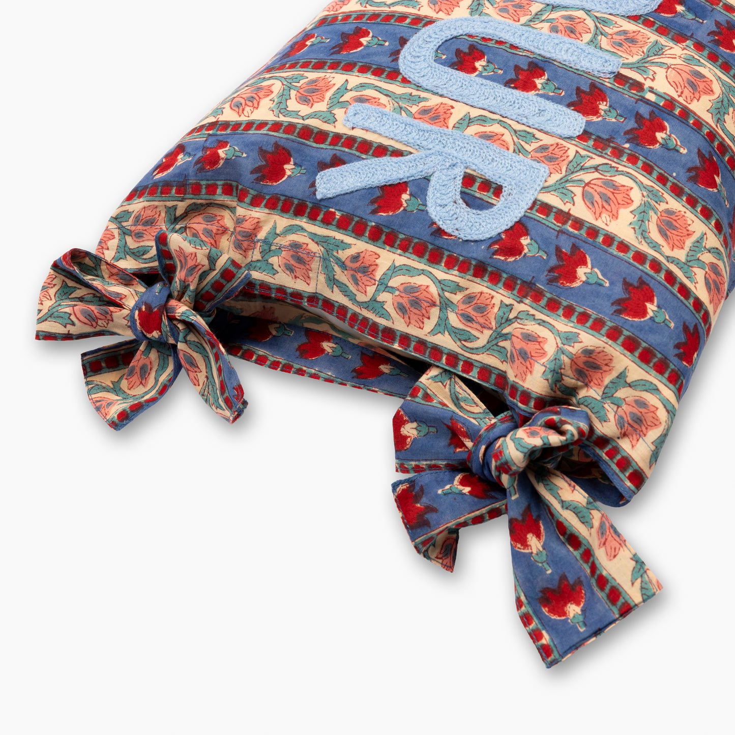 Le Pillow Cover in Blue Amour